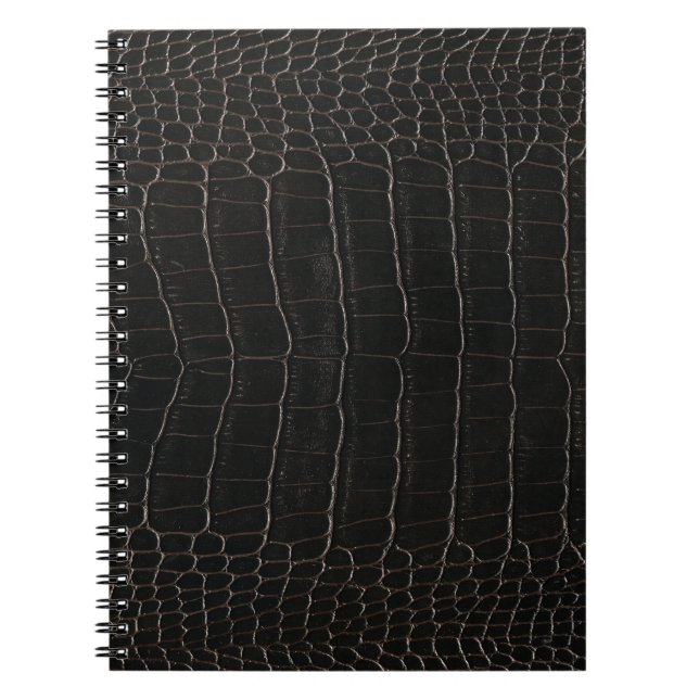 Luxurious crocodile leather: textile texture. notebook (Front)