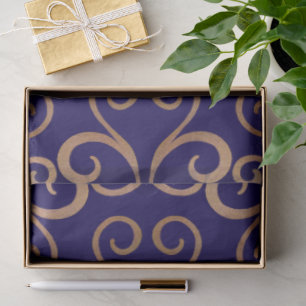Luxurious Damask Pattern Tissue Paper