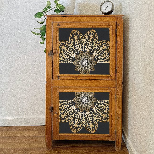 Luxurious Elegant Metallic Faux Gold Mandalas Tissue Paper (Creator Uploaded)