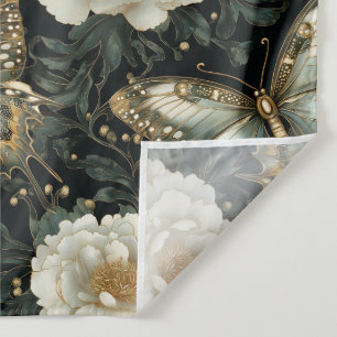 Luxurious Floral & Butterfly Seamless Pattern Tapestry