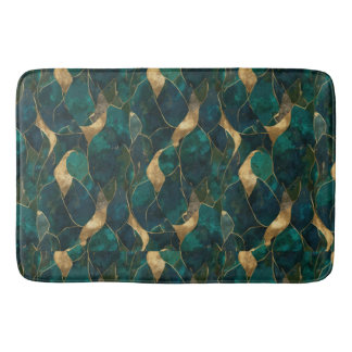 Luxurious Geometric Abstract Bath Mat