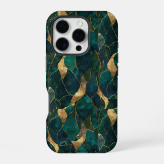 Luxurious Geometric Abstract iPhone 16 Pro Tough C Case