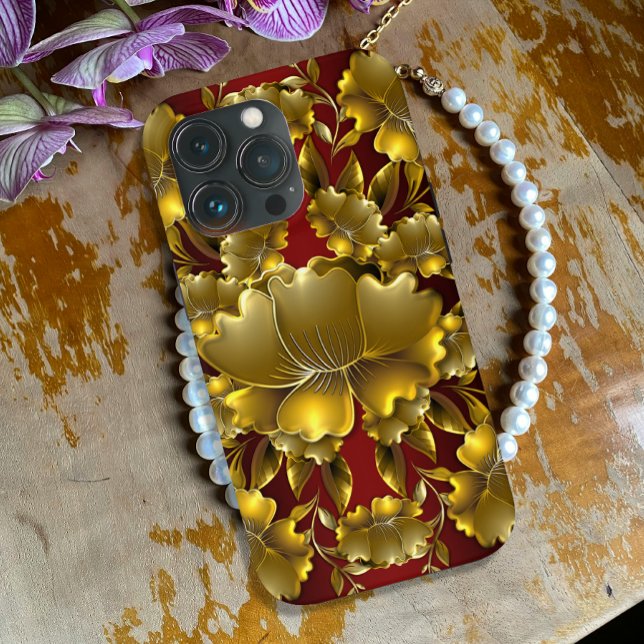 Luxurious Gold Carving Floral Case-Mate iPhone Cas Case (Creator Uploaded)
