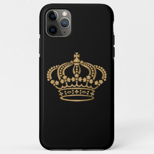 Luxurious Gold Crown Black Case-Mate iPhone Case