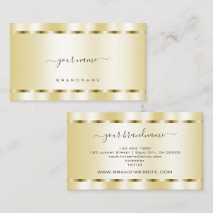 Luxurious Gold Effect Professional and Elegant Business Card