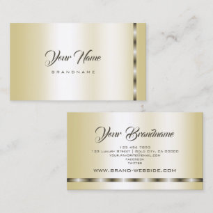 Luxurious Gold Effect Professional and Simple  Business Card