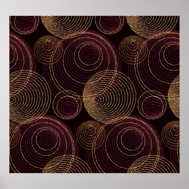 Luxurious Gold Geometric Print (Front)