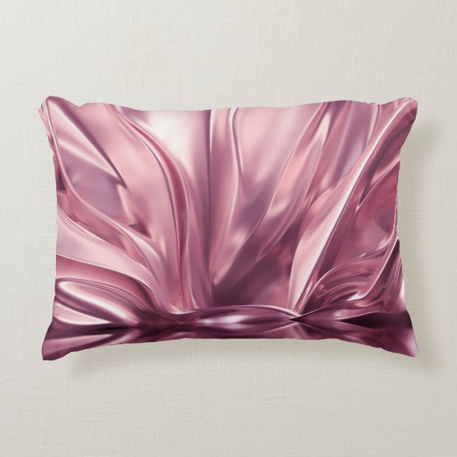 Luxurious Golden 3D Illustration Background Decorative Cushion (Front)