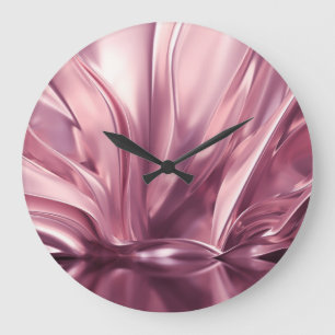 Luxurious Golden 3D Illustration Background Large Clock