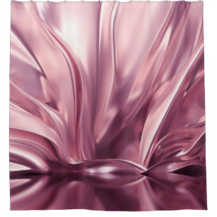 Luxurious Golden 3D Illustration Background Shower Curtain