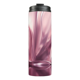 Luxurious Golden 3D Illustration Background Thermal Tumbler