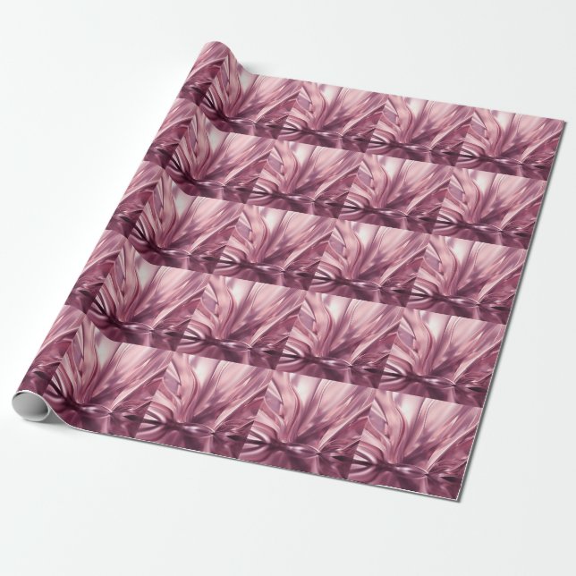 Luxurious Golden 3D Illustration Background Wrapping Paper (Unrolled)