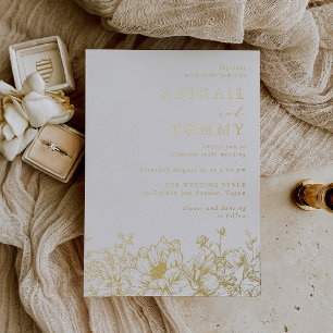 Luxurious Golden Floral Wedding