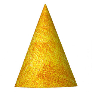 Luxurious golden texture, abstract background. party hat