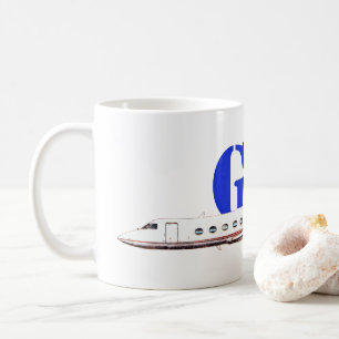 Luxurious Gulfstream IV Private Jet Coffee Mug