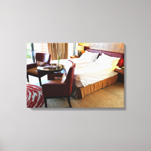 Luxurious Hotel Room Canvas Print