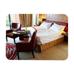 Luxurious Hotel Room Magnet