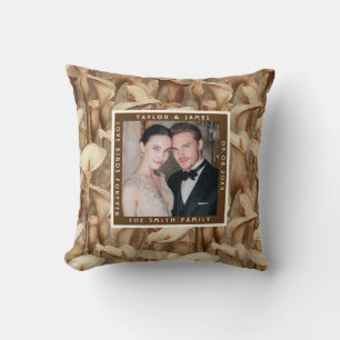 Luxurious Ivory Calla Lilies Themed Traditional  Cushion