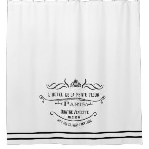 Luxurious L’ hotel De La Petite Fleur Shower Curtain