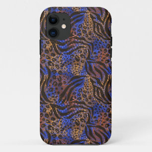 Luxurious Leopard and Zebra Print Pattern Case-Mate iPhone Case