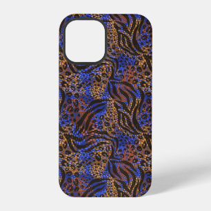 Luxurious Leopard and Zebra Print Pattern iPhone 12 Pro Case