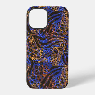 Luxurious Leopard and Zebra Print Pattern iPhone 12 Pro Case