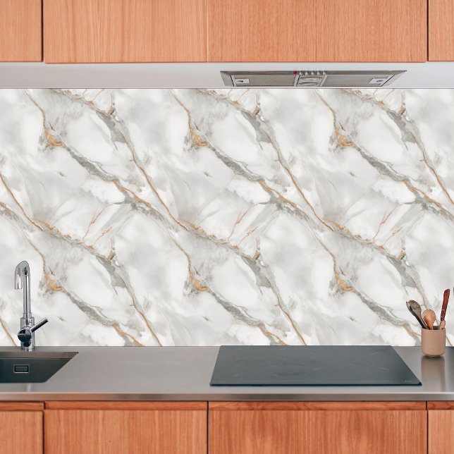 Luxurious Marble Slab, Gold Accents Peel and Stick Wallpaper (Creator Uploaded)