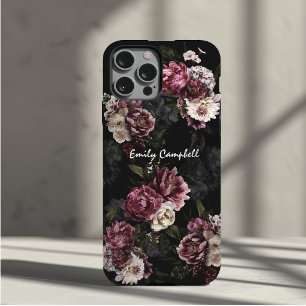 Luxurious Moody White Rose Floral Bloom Case-Mate iPhone Case