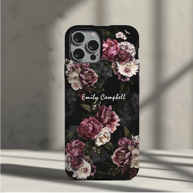 Luxurious Moody White Rose Floral Bloom Case-Mate iPhone Case (Creator Uploaded)
