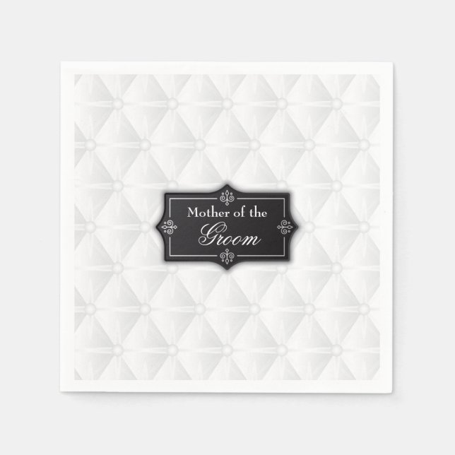 Luxurious Mother of the Groom Wedding | Napkin (Front)