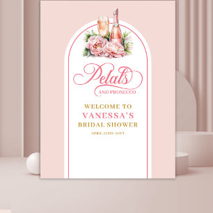 Luxurious petals and prosecco party photo backdrop tapestry