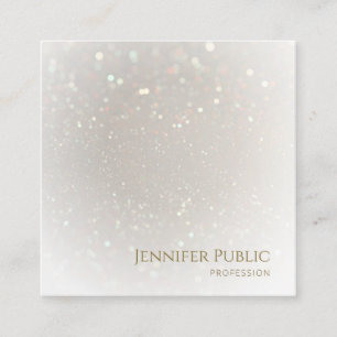 Luxurious Professional Modern Elegant Template Square Business Card