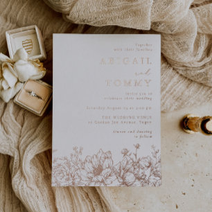 Luxurious Rose Gold Floral Wedding