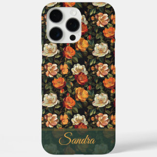 Luxurious Rose Personalizable Name Iphone Case