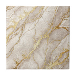 Luxurious Royal Gold Vein Marble Stone Design Tile