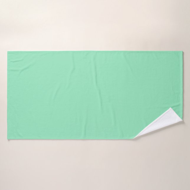 Luxurious Seafoam Green Bath Towel Modern Design (Bath Towel)