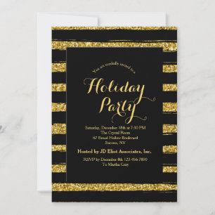 Luxurious Stripes Invitation