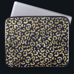 Luxurious Stylish Gold Navy Leopard Print Laptop Sleeve<br><div class="desc">Luxurious Stylish Gold Navy Leopard Print laptop sleeve
Luxurious Stylish Gold Navy Leopard Print laptop sleeve</div>