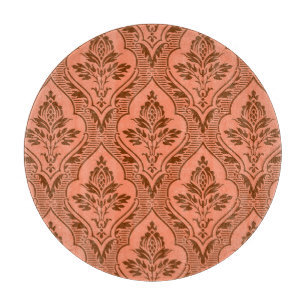 Luxurious Vintage Damask Seamless Texture Cutting Board