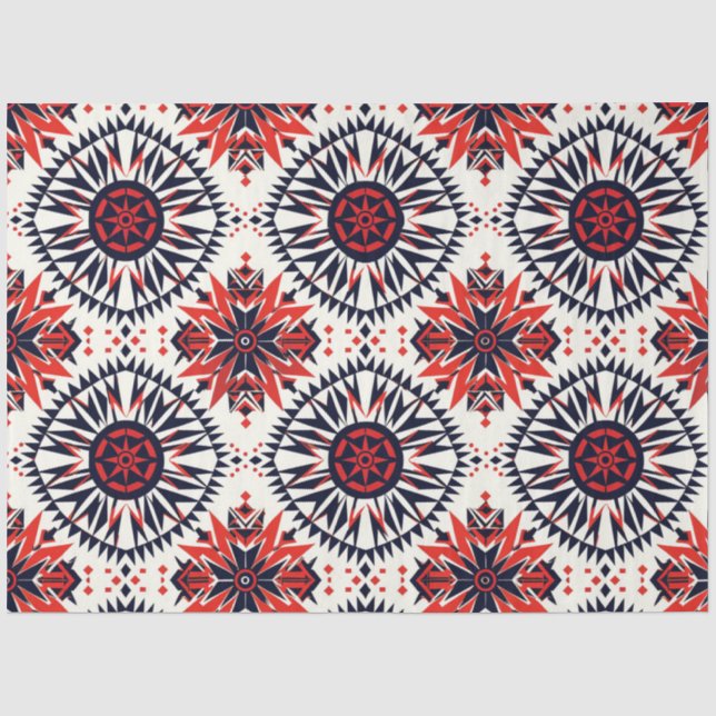 Luxurious White "Cosmic Interlock" Gift Tissue Pap Paper (Front)