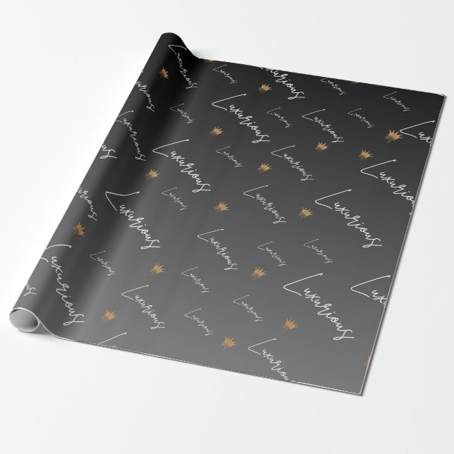 Luxurious Wrapping Paper | Luxurious Weddings (Unrolled)