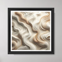 Luxury 3D Fluid Topography - Golden Spheres & Crea