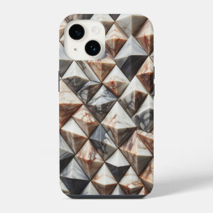Luxury 3D Marble Geometric Phone Case - Elegant