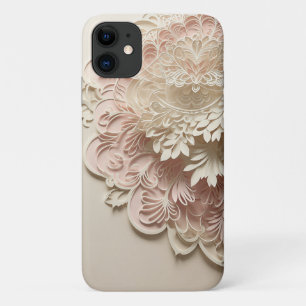 Luxury 3D Paper Cutout Floral Art - Elegant Pink & Case-Mate iPhone Case
