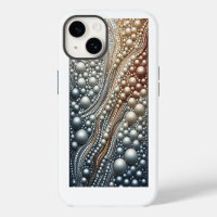 Luxury 3D Pearl Stream Gradient and Iridescent Bea
