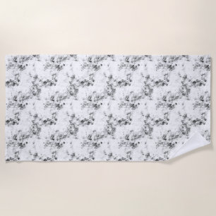 Luxury Abstract Beach Towel Minimalist Chic