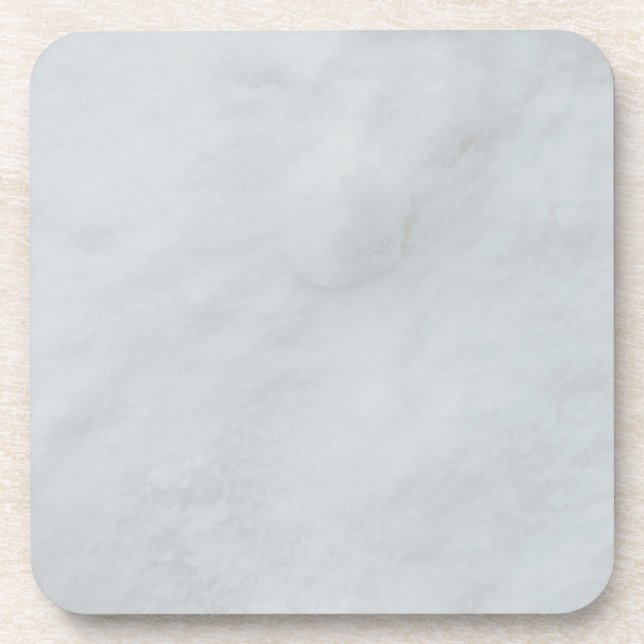 Luxury Abstract Fluid Agate Stone & Crystal Textur Coaster (Front)