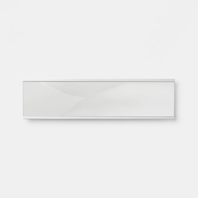 Luxury Abstract Fluid Agate Stone & Crystal Textur Door Sign (Front)