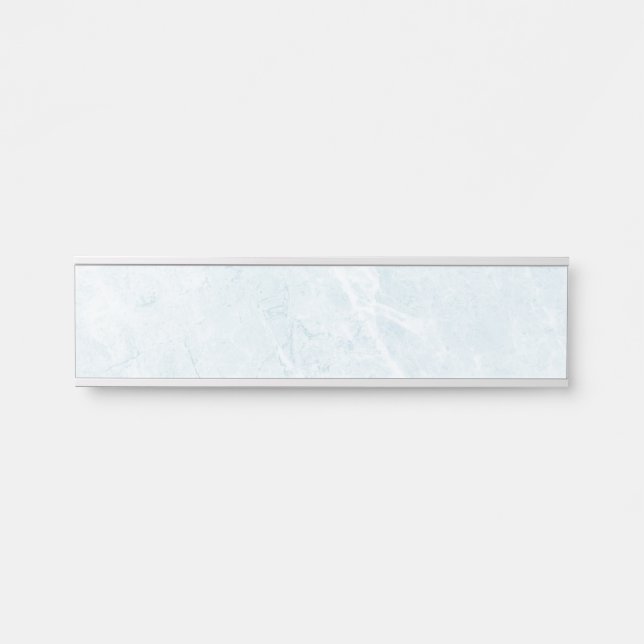 Luxury Abstract Fluid Agate Stone & Crystal Textur Door Sign (Front)
