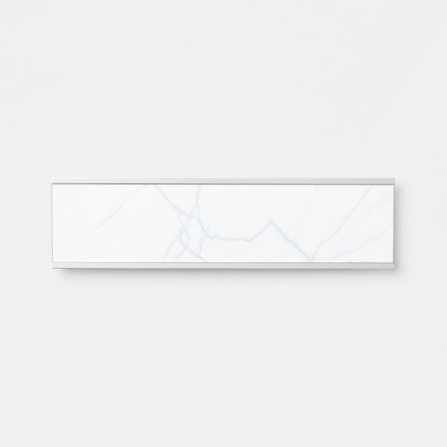 Luxury Abstract Fluid Agate Stone & Crystal Textur Door Sign (Front)